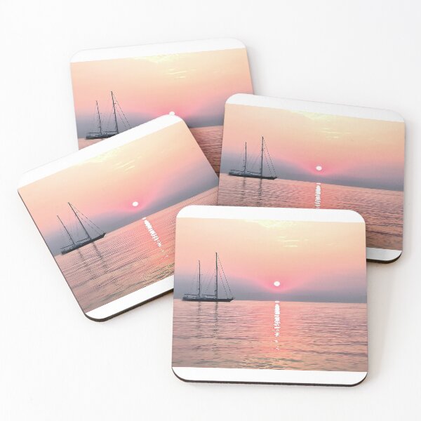 Item preview, sunset at Gaios on Paxos Island designed and sold by Hermossa-Art.