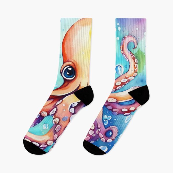 Item preview, Cute colorful octopus designed and sold by REALDesign-Shop.