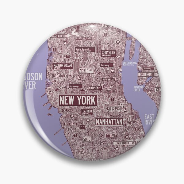 Item preview, NYC New York city street map designed and sold by oliver polanski.