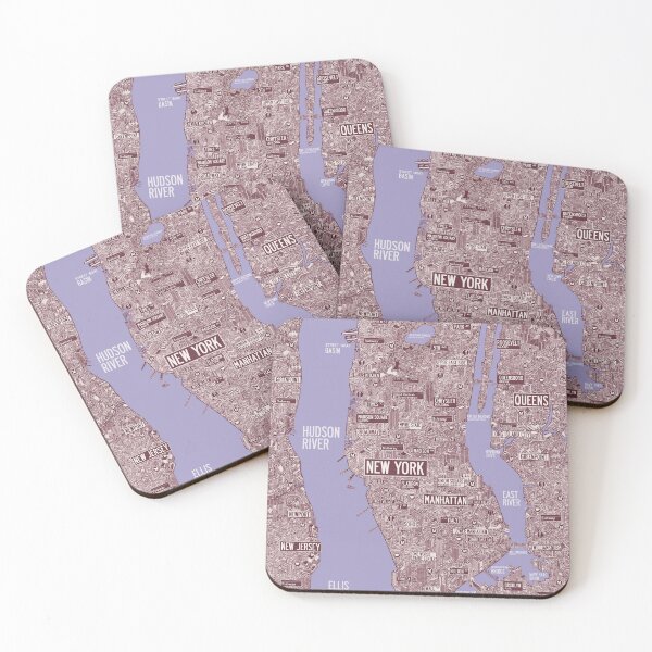 Item preview, NYC New York city street map designed and sold by oliver polanski.