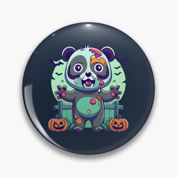 Item preview, Halloween - Cute Cartoon Zombie Panda designed and sold by MrDoze.