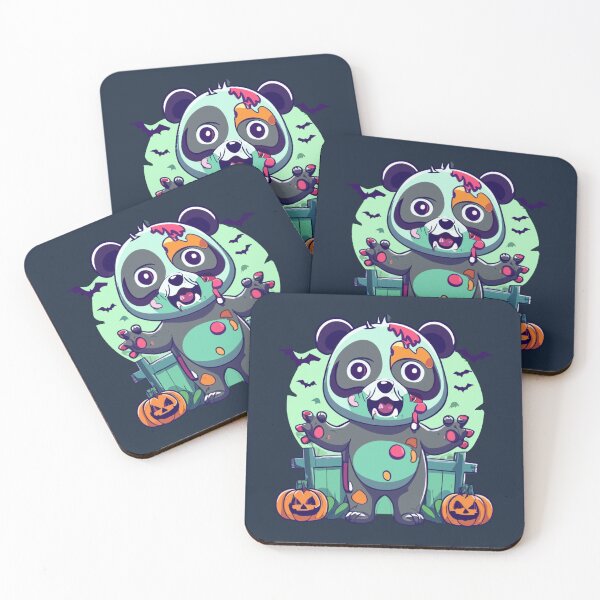 Item preview, Halloween - Cute Cartoon Zombie Panda designed and sold by MrDoze.