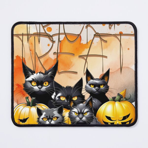 Item preview, HALLOWEEN CATBLACK -GANG TRICK OR TREAT designed and sold by Artcollectionus.