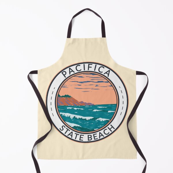 Item preview, Pacifica State Beach California Travel Art Badge designed and sold by KrisSidDesigns.