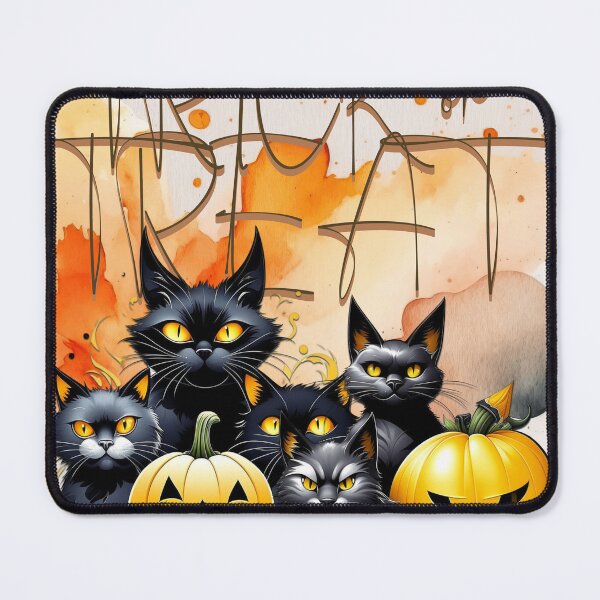 Item preview, HALLOWEEN CATBLACK -GANG TRICK OR TREAT  designed and sold by Artcollectionus.