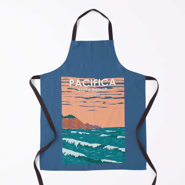 Item preview, Pacifica State Beach California Travel Art Vintage designed and sold by KrisSidDesigns.