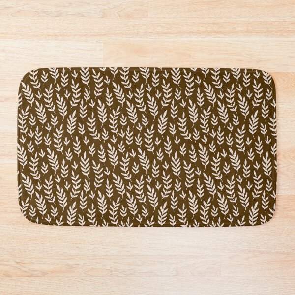 Item preview, White leaves pattern designed and sold by AFJ-Creative.