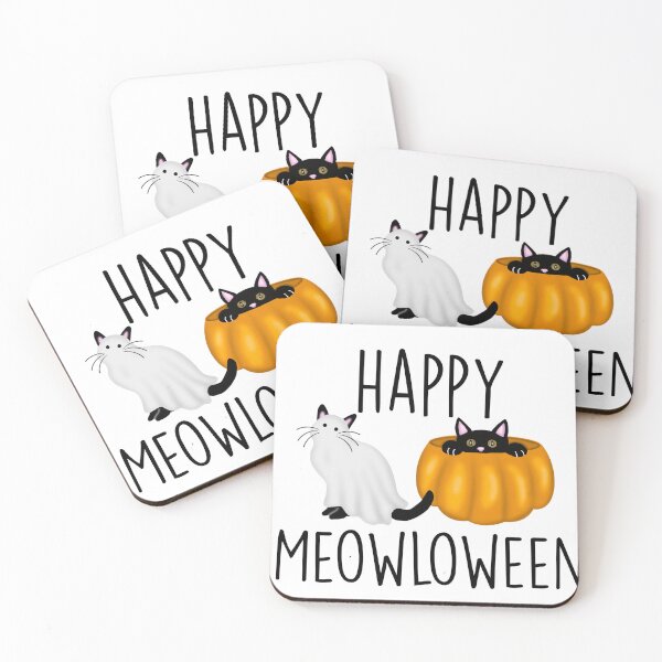 Artikelvorschau, Happy Meowloween entworfen und verkauft von Midwestmama94.