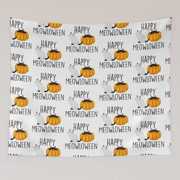 Artikelvorschau, Happy Meowloween entworfen und verkauft von Midwestmama94.
