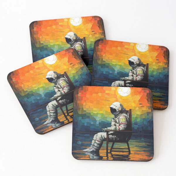 Item preview, An astronaut crazy mosaic designed and sold by Art Happens.