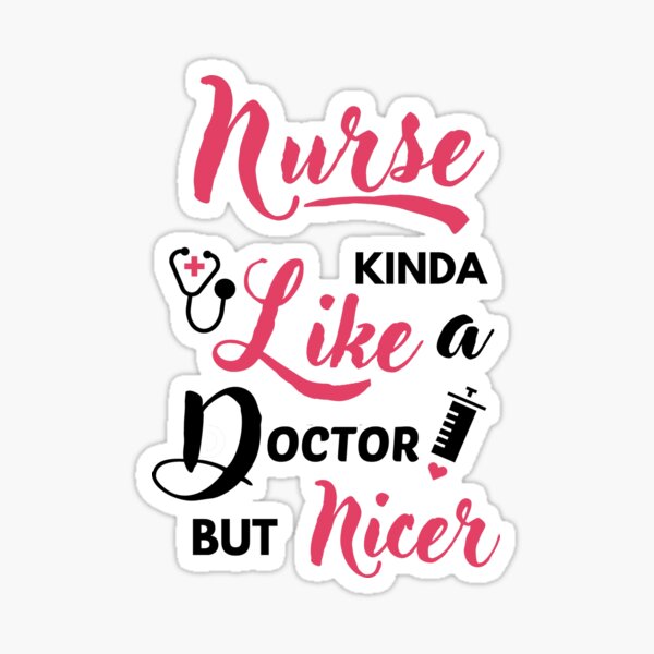 Nurse Sticker Pack -Car Decal Water Bottle Laptop Nursing Medical Hospital  Funny