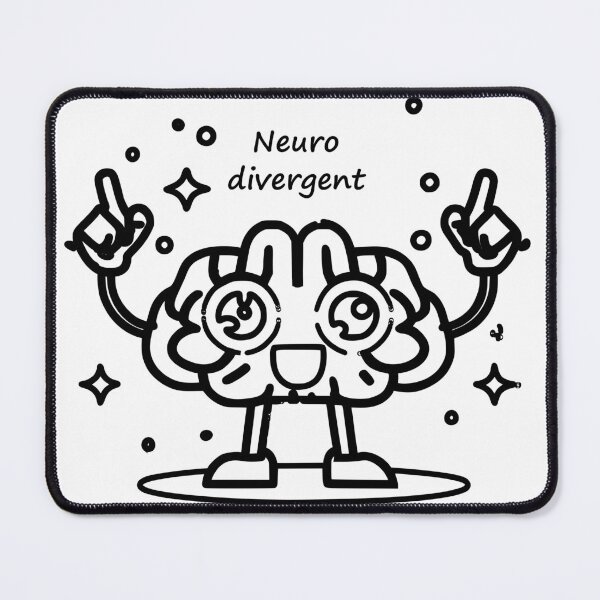 Item preview, Neurodivergent Brain designed and sold by ndmedia.