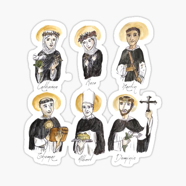 Item preview, Dominican Saint designed and sold by HeartofanArtist.