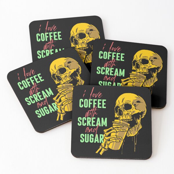 Item preview, Coffee served with scream and sugar designed and sold by EmmiFoxDesigns.