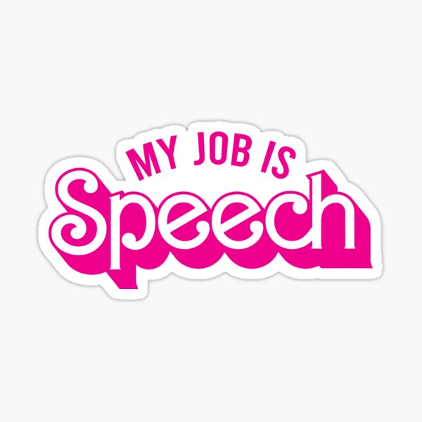 Item preview, My Job Is Speech designed and sold by KMIKBAL7.