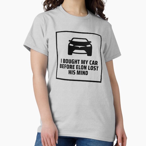 Vista previa del artículo con la obra «Compré este auto antes de que Elon perdiera la cabeza -Tesla Model 3 - Tesla Model S - Tesla Model X», diseñado y vendido por greentea713.