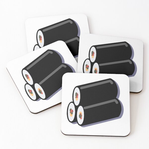Item preview, Color Blocked Kimbap Rolls designed and sold by designdubu.