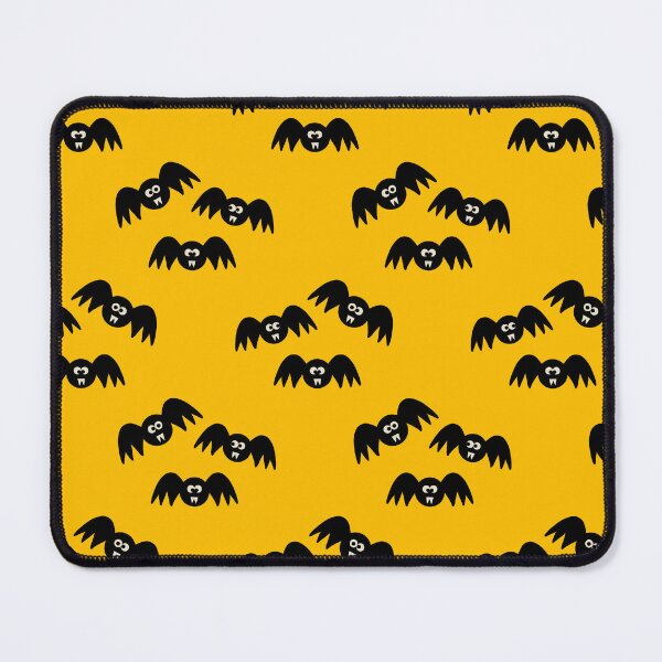 Item preview, Halloween Cute Funny Bats Yellow designed and sold by susycosta.