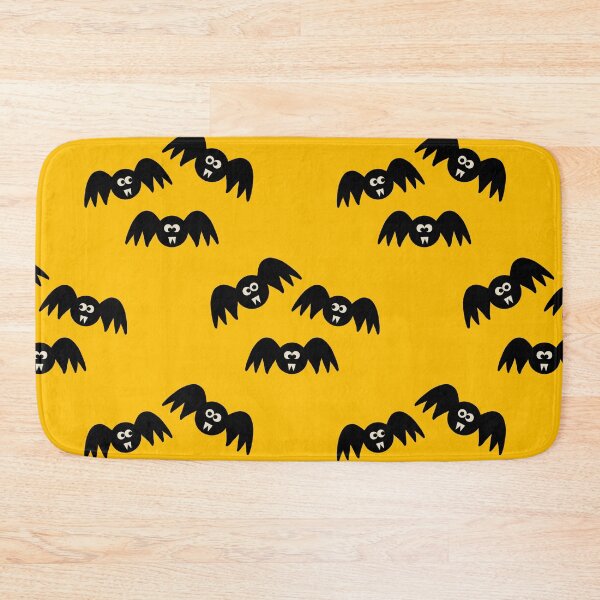 Item preview, Halloween Cute Funny Bats Yellow designed and sold by susycosta.