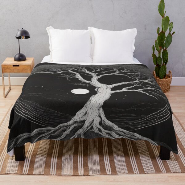 Item preview, Árbol luminoso iluminado por la luna designed and sold by Feathers & Futhark.