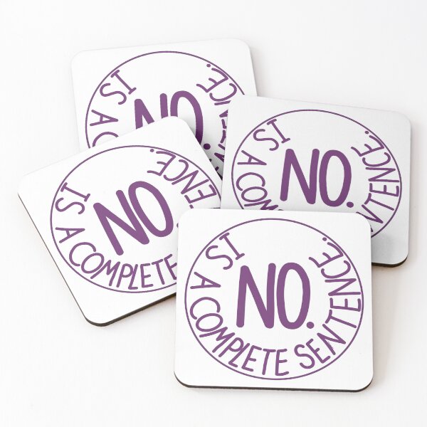 Item preview, NO is a complete sentence designed and sold by JJJJdoodles.