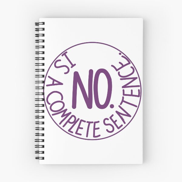 Item preview, NO is a complete sentence designed and sold by JJJJdoodles.