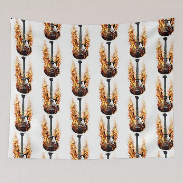Item preview, Burning Guitar designed and sold by DonAscaneo.