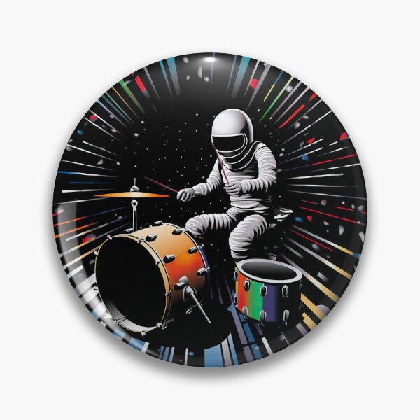 Item preview, Cosmic Crescendo: Astronaut Drummer in Space designed and sold by ThePurpleMelon.