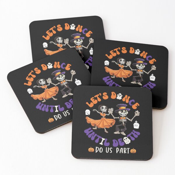 Item preview, Dancing skeletons - Let's dance until death do us part designed and sold by emedesigntopia.