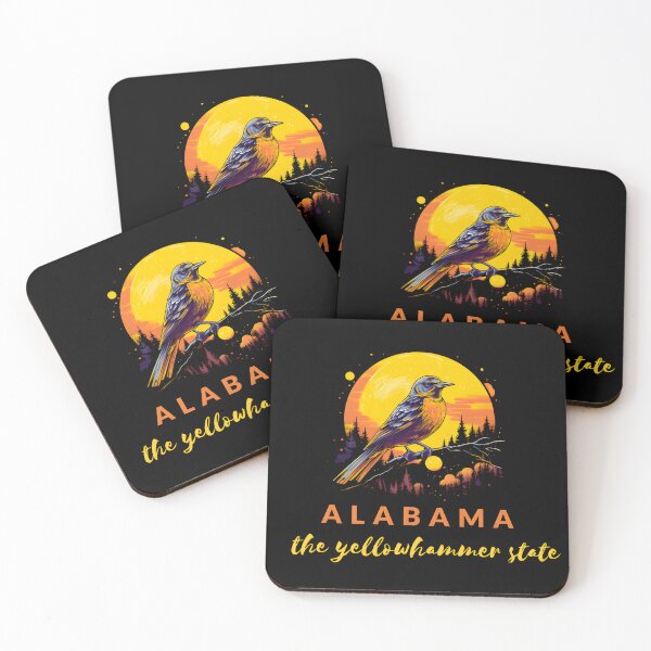 Item preview, Alabama the yellowhammer state designed and sold by GediaPrints.