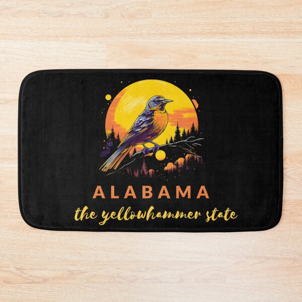 Aperçu de l'œuvre Alabama, l'État de Yellowhammer créée et vendue par GediaPrints.