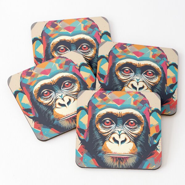 Item preview, Monkey Animal Artwork designed and sold by galactify.