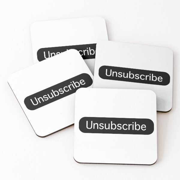 Item preview, Unsubscribe social media designed and sold by analogue_rock.