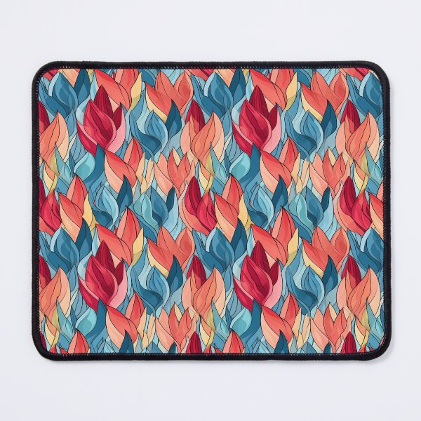Item preview, Seamless Floral Leaves, Naturalistic Ocean Waves, Abstraction Pattern designed and sold by HaHa-Prints.