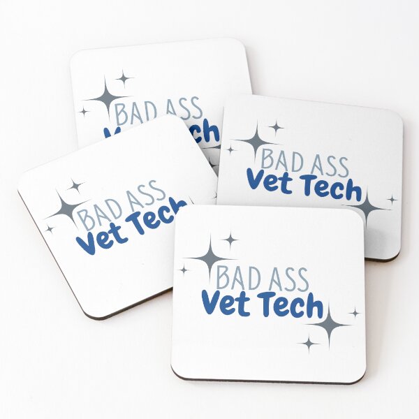 Item preview, Bad Ass Vet Tech - Blue designed and sold by GoatAndCamel.