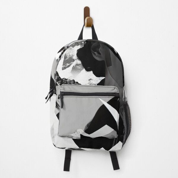 Item preview, Black & White Bauhaus Portrait in Front of the Alps designed and sold by ArtificialGenes.