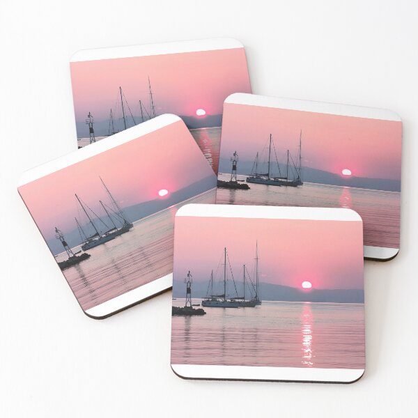 Item preview, sunset at Gaios on Paxos Island designed and sold by Hermossa-Art.