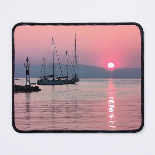 Item preview, sunset at Gaios on Paxos Island designed and sold by Hermossa-Art.