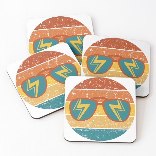 Item preview, Vintage sunglasses against a sunset backdrop designed and sold by PrzemekJAS.