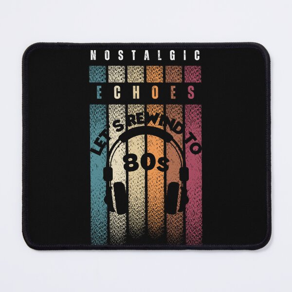Item preview, Nostalgic Echoes - Let's rewind to 80s designed and sold by GediaPrints.
