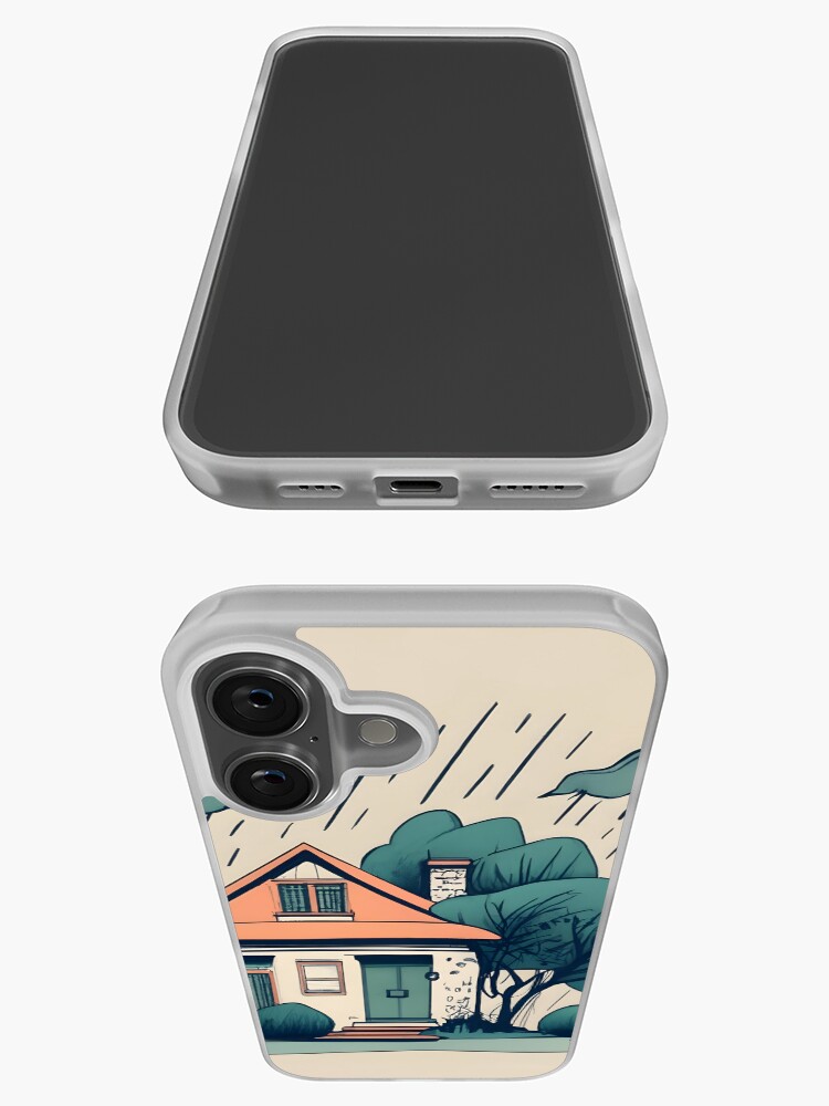 Thumbnail 3 of 5, iPhone Case, Old Traditional German Bauhaus Drawing designed and sold by Patricks-Art.