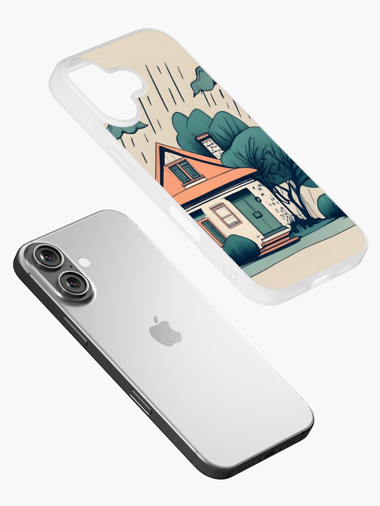 Thumbnail 2 of 5, iPhone Case, Old Traditional German Bauhaus Drawing designed and sold by Patricks-Art.
