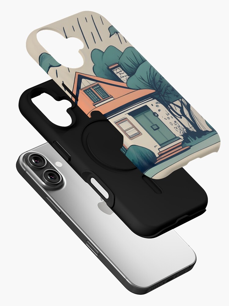 Thumbnail 2 of 4, iPhone Case, Old Traditional German Bauhaus Drawing designed and sold by Patricks-Art.