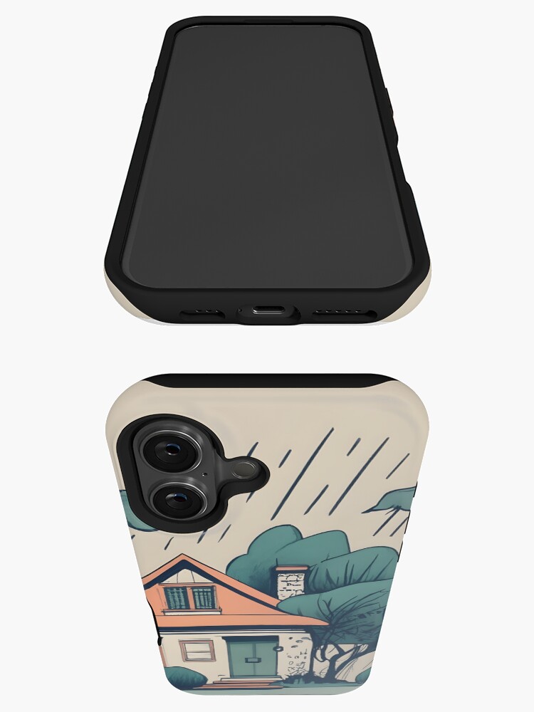 Thumbnail 3 of 4, iPhone Case, Old Traditional German Bauhaus Drawing designed and sold by Patricks-Art.