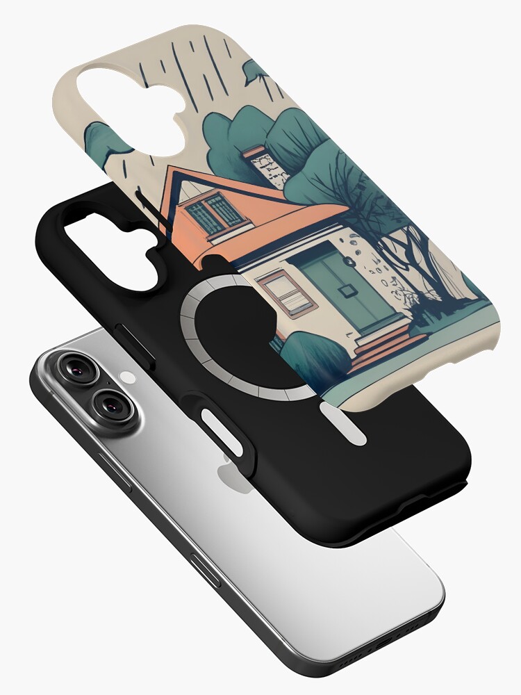Thumbnail 2 of 4, iPhone Case, Old Traditional German Bauhaus Drawing designed and sold by Patricks-Art.