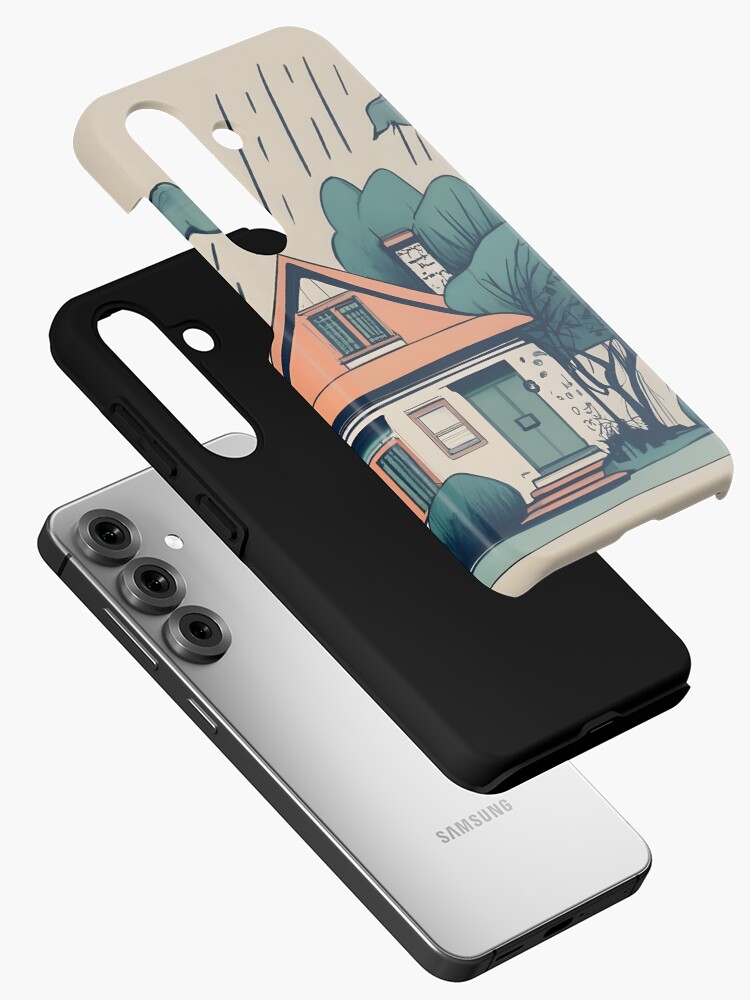 Thumbnail 2 of 4, Samsung Galaxy Phone Case, Old Traditional German Bauhaus Drawing designed and sold by Patricks-Art.