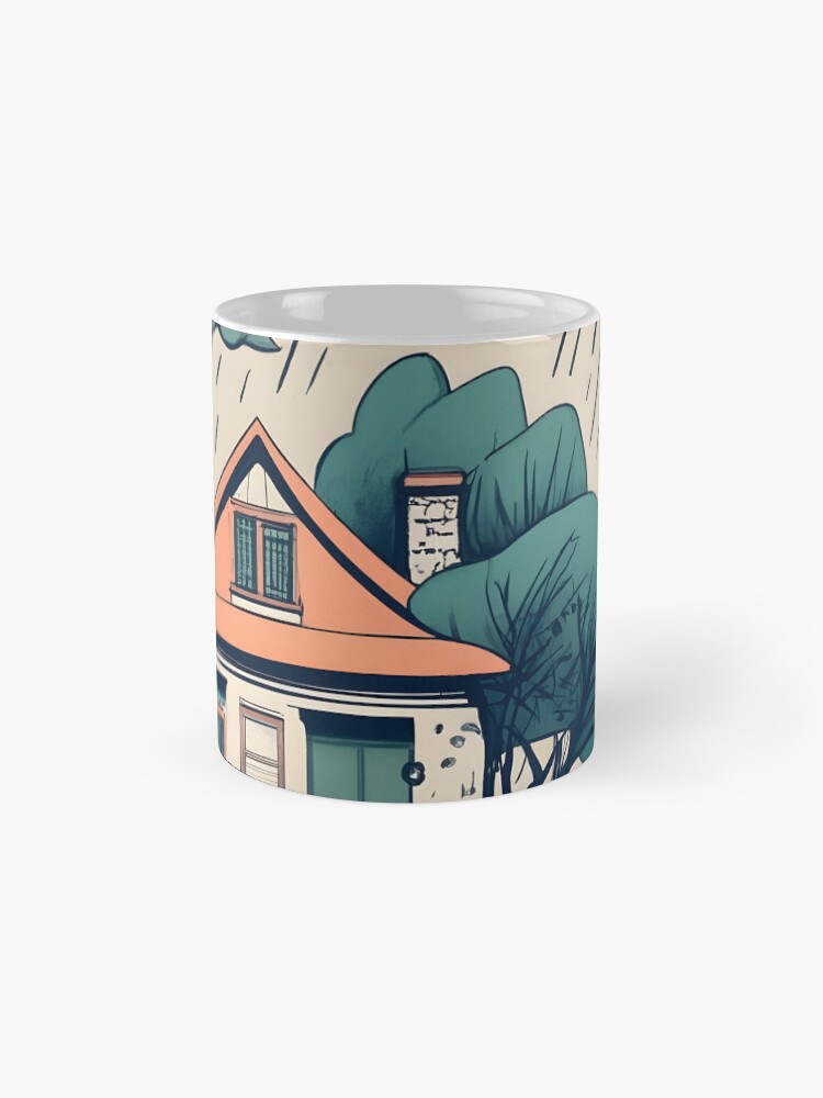 Thumbnail 4 of 6, Coffee Mug, Old Traditional German Bauhaus Drawing designed and sold by Patricks-Art.