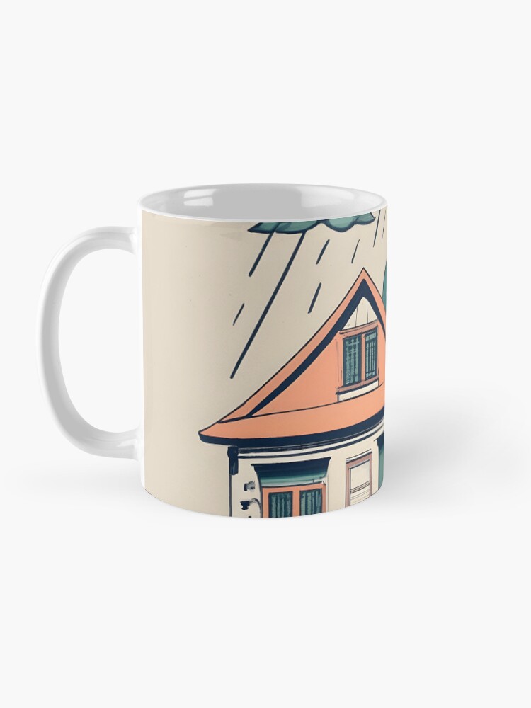 Thumbnail 3 of 6, Coffee Mug, Old Traditional German Bauhaus Drawing designed and sold by Patricks-Art.