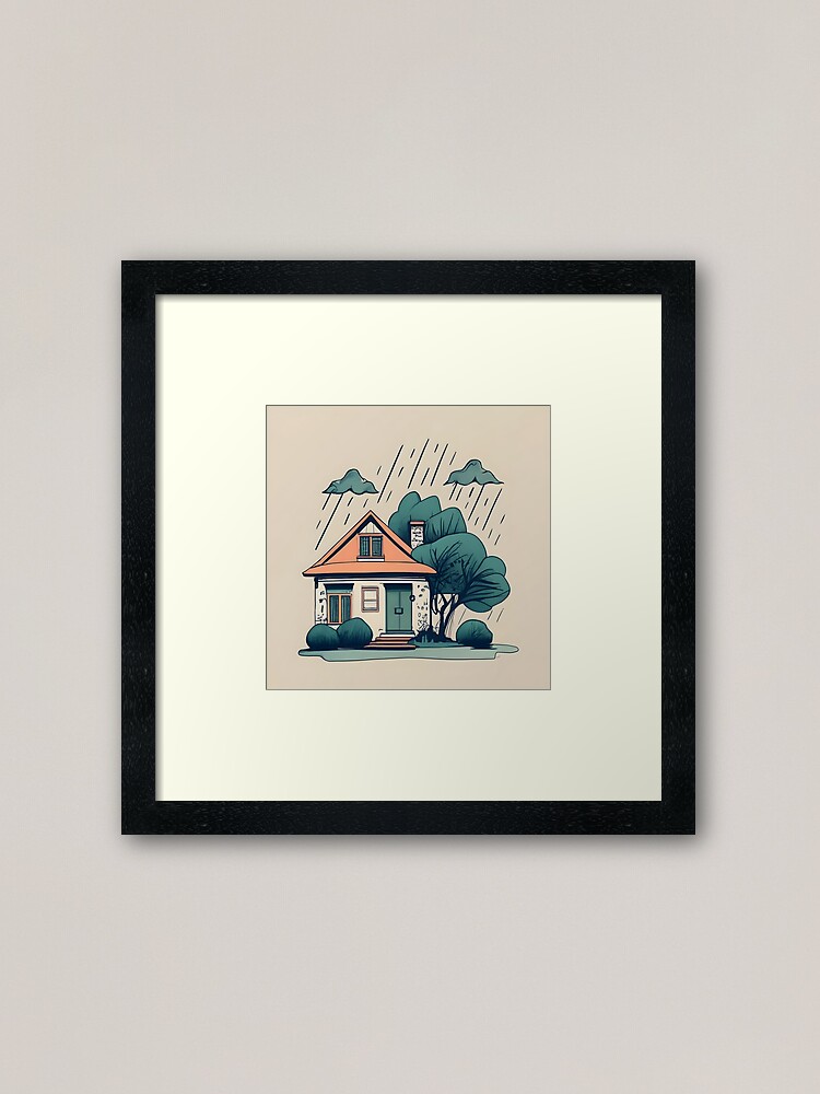 Thumbnail 1 of 7, Framed Art Print, Old Traditional German Bauhaus Drawing designed and sold by Patricks-Art.