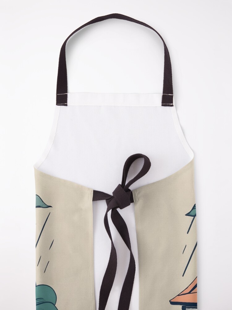 Thumbnail 5 of 6, Apron, Old Traditional German Bauhaus Drawing designed and sold by Patricks-Art.